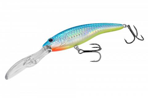 Фото воблер kyoda marqiz minnow-90f, длина 9,0 см, вес 14,0 гр, цвет p2323, заглубление 5,0-7,0 м