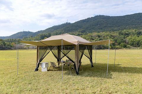Фото шатер туристический kyoda 4 стороны, р.300*300*260 см