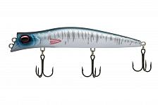 Фото воблер kyoda pocky minnow-130f, длина 130 мм, вес 17,5  гр, цвет p1065 заглубление 0,1 - 0,2 м.