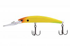 Фото воблер kyoda pelipper minnow-110f, длина 110 мм, вес 16,5  гр, цвет p1245 заглубление 0- 3 м.