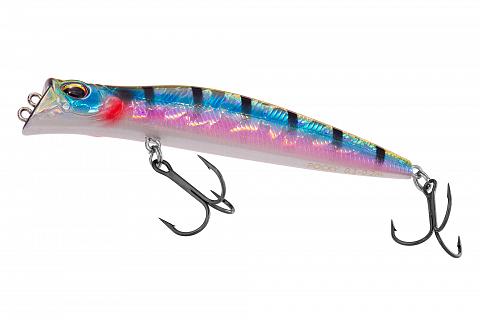 Фото воблер kyoda pocky minnow-100f, длина 100 мм, вес 10,5  гр, цвет p2276 заглубление 0 - 0,2 м.