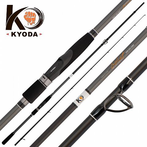Фото спиннинг kyoda solist, длина 2,65 м, тест 14-56 гр, штекер