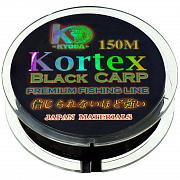 Фото kortex black carp d-0,50 мм, l-150 м, цвет чёрный, разрывная нагрузка 15,75 кг (6 шт/упак)