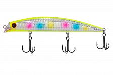 Фото воблер kyoda veron minnow-120f, длина 120 мм, вес 17  гр, цвет p2206, заглубление 0,1-0,6 м