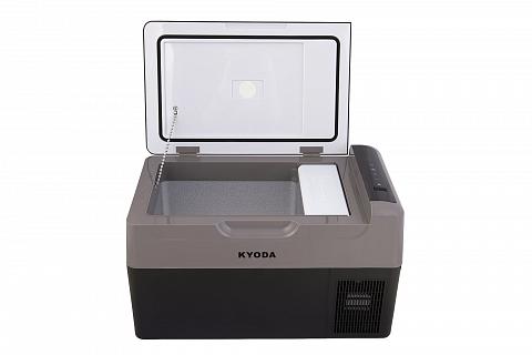 Фото автохолодильник kyoda gp22, однокамерный, объем 22 л, вес 11,0 кг