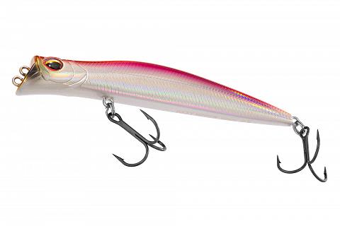 Фото воблер kyoda pocky minnow-100f, длина 100 мм, вес 10,5  гр, цвет p321 заглубление 0 - 0,2 м.